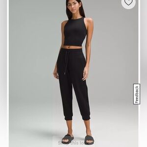 Lululemon Scuba High Rise Cropped Jogger Sz 6